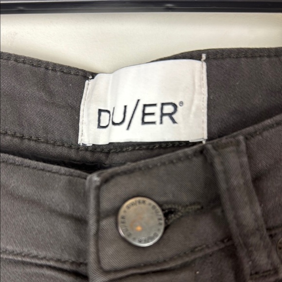 DU/ER Dark Grey No Sweat Pant Slim Straight Women's Size 26X32 - Picture 4 of 11